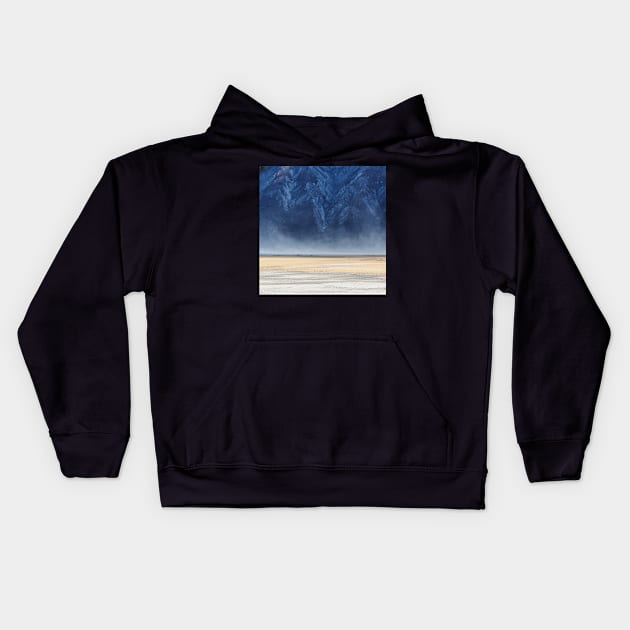 Dust Storm at Lake Kluane Kids Hoodie by PeterH